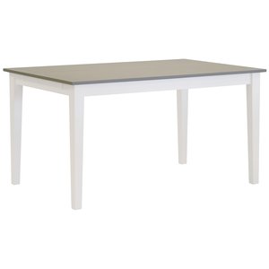Fårö matbord - vit/grå - 140 cm
