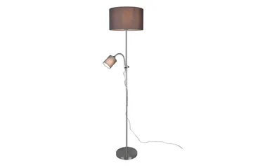 Owen Golvlampa E27+E14 grå - Grå - Products - Belysning - Lampor & belysning inomhus - Golvlampa