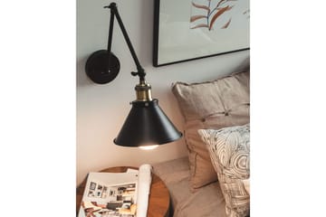 Narve Vägglampa 2 st E27 - Svart - Products - Belysning - Lampor & belysning inomhus - Sovrumslampa - Sänglampa - Sänglampa vägg