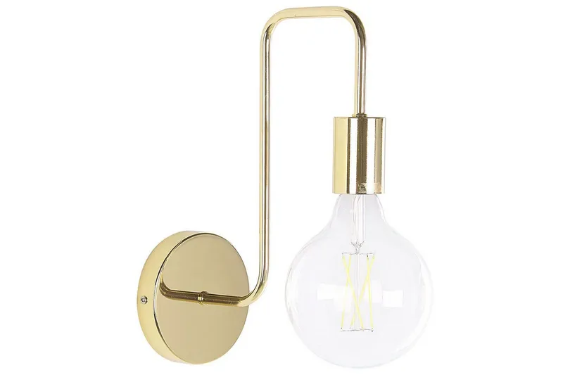 Savenay Vägglampa E27, Guld