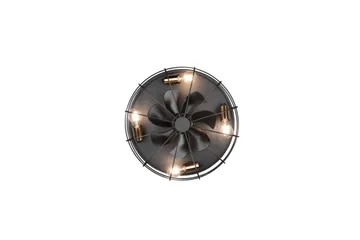 Fläkt TRIO Trondheim Mattsvart - Mattsvart - Products - Belysning - Lampor & belysning inomhus - Taklampa & takbelysning - Takplafond