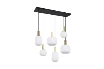 Pendel TRIO Diva 6-del, Mattmässing/vit - 6-del, Mattmässing/vit - Products - Belysning - Lampor & belysning inomhus - Taklampa & takbelysning - Kökslampa & taklampa kök