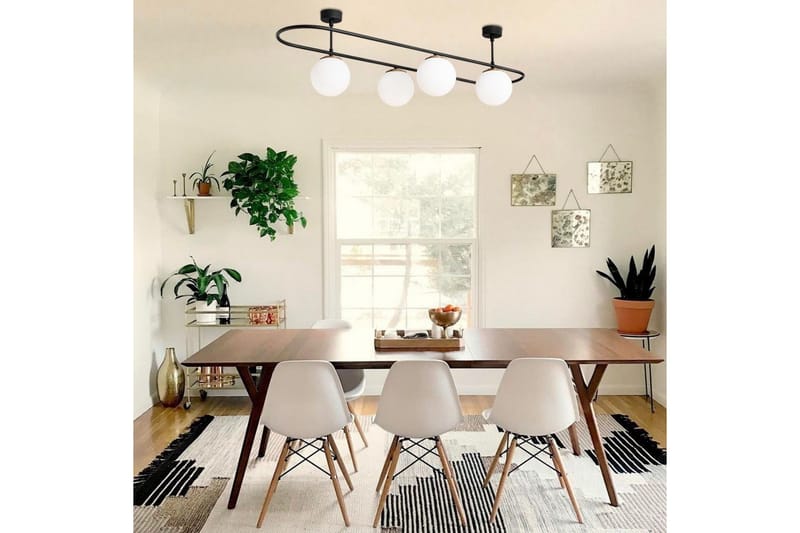 Taklampa Wynel Svart / Vit Fyra uttag - Fyra uttag - Products - Belysning - Lampor & belysning inomhus - Taklampa & takbelysning - Pendellampa & hänglampa