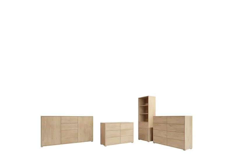 Agawal Möbelset För Vardagsrum, Brun