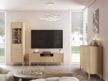 Aggarwal Möbelset för Vardagsrum med Belysning - Products - Förvaring - Förvaringsmöbler - Möbelset för vardagsrum