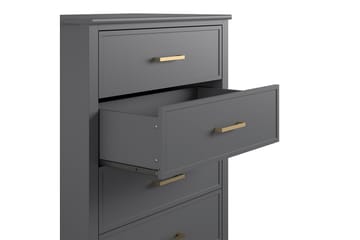 Westerleigh Byrå 76x50 cm Grafitgrå - CosmoLiving - Products - Förvaring - Förvaringsmöbler - Byrå - Hallbyrå