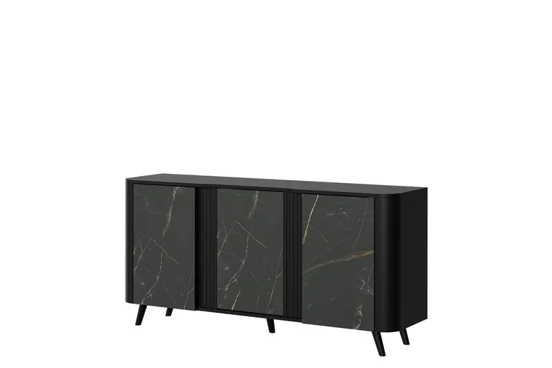 Clement Byrå 151 cm, Svart