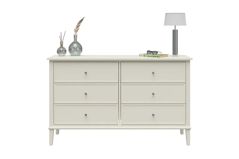 Evgeni Byrå 6 lådor - Vit - Products - Förvaring - Förvaringsmöbler - Byrå