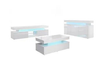 Glenndale Möbelset För Vardagsrum - Vit - Products - Förvaring - Förvaringsmöbler - Möbelset för vardagsrum