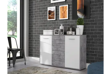 Haba Skänk 34x123 cm - Grå - Products - Förvaring - Förvaringsmöbler - Sideboard & skänk