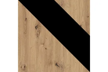 Ines Byrå 40x135 cm - Ek/Svart - Products - Förvaring - Förvaringsmöbler - Byrå