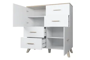 Kardos Vardagsrumsset - Natur/Svart - Products - Förvaring - Förvaringsmöbler - Möbelset för vardagsrum