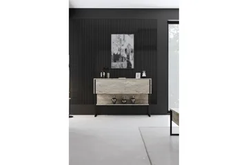 Luxe Byrå 120 cm - Beige/Svart - Products - Förvaring - Förvaringsmöbler - Byrå