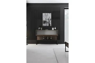 Luxe Byrå 120 cm - Svart/Valnöt - Products - Förvaring - Förvaringsmöbler - Byrå