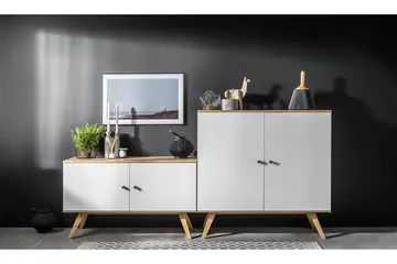 Nature Byrå Vit/Natur - Vit/Trä/natur - Products - Förvaring - Förvaringsmöbler - Byrå