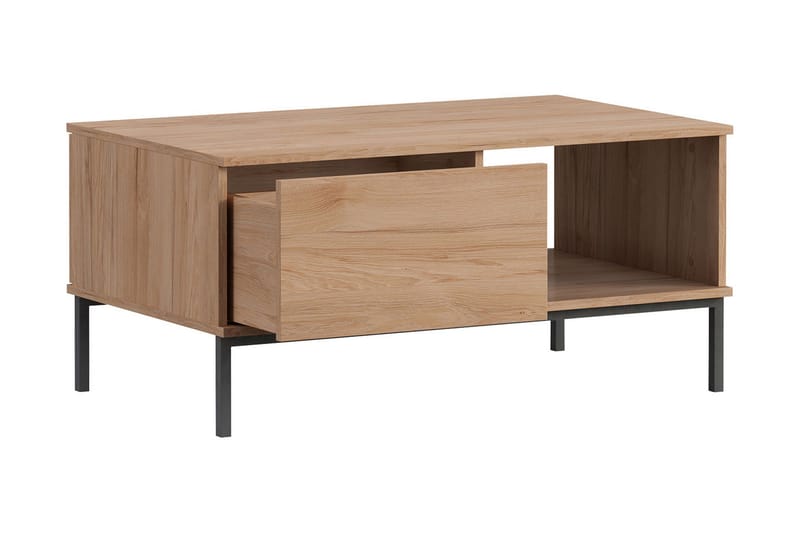 Querty Vardagsrumsset LED-belysning 7 Delar Vit LED - Natur - Products - Förvaring - Förvaringsmöbler - Möbelset för vardagsrum