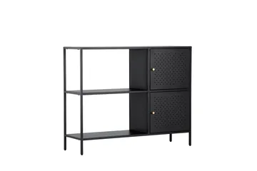 Salta Garderob 100x75 cm - Svart - Products - Förvaring - Förvaringsmöbler - Sideboard & skänk