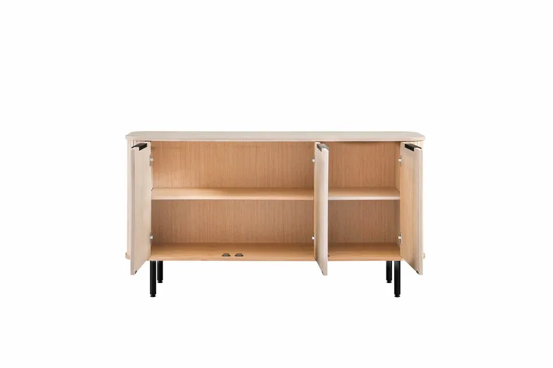 Kopparbo Sideboard Vitlaserad Ek - Ljust vitlaserat ekträ - Products - Förvaring - Förvaringsmöbler - Sideboard & skänk