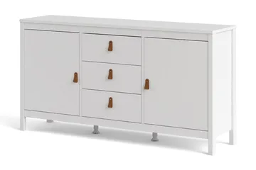Vallvidera Sideboard 38x151 cm - Vit/Natur - Products - Förvaring - Förvaringsmöbler - Sideboard & skänk
