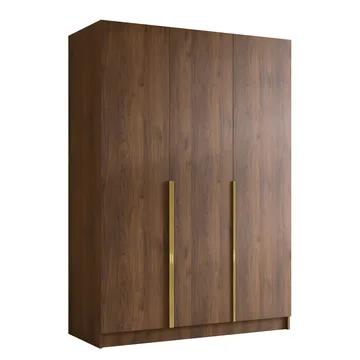 Herrljunga Garderob 150x215 cm - Brun/Guld - Products - Förvaring - Garderober & garderobssystem