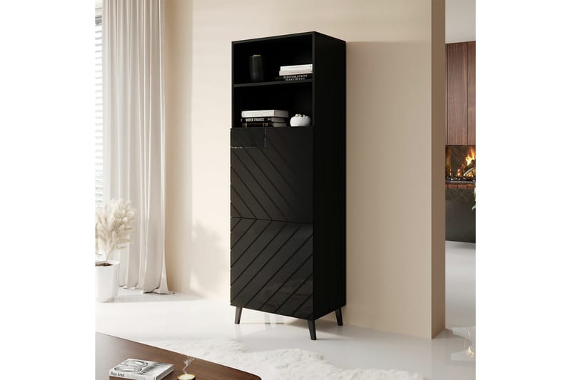 Strontian Bokhylla 60x40 cm Scandinavian Choice Black - Products - Förvaring - Hylla - Bokhylla