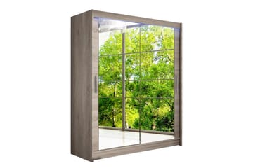 Leila Garderob med Spegel 150x200 cm - Beige - Products - Förvaring - Garderober & garderobssystem