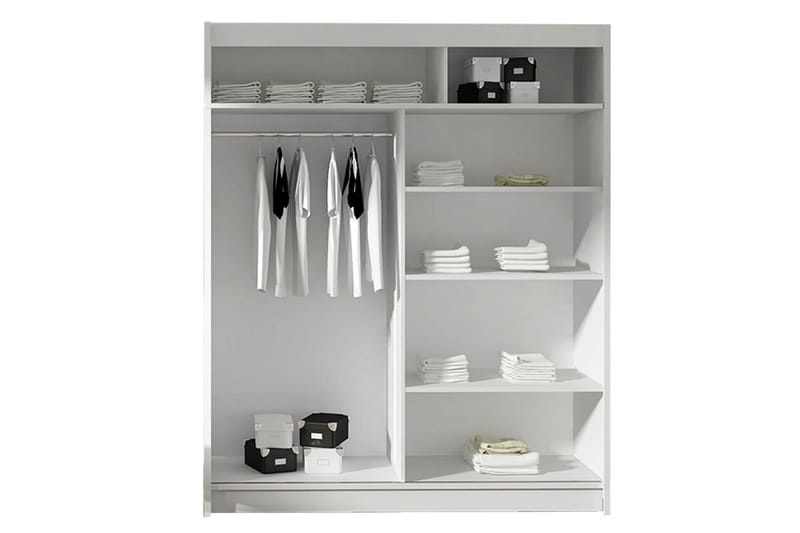 Leila Garderob Skjutdörrar Rund Spegel - Ek/Tryffel/Spegel - Products - Förvaring - Garderober & garderobssystem