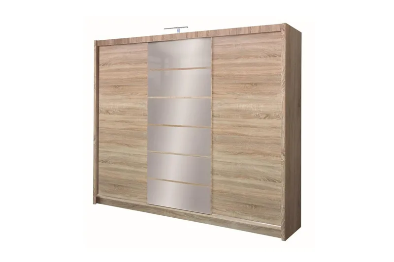 Malibu Garderob 250x61x215 cm, Beige