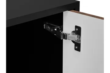 Belonger Smalt Vitrinskåp 40 cm djup 53 cm bred 182 cm hög Mörkt Trä Glas - Svart/Valnöt - Products - Förvaring - Skåp - Vitrinskåp