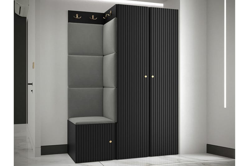 Dunvegan Highboard Black - Products - Förvaring - Skåp - Förvaringsskåp