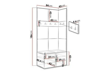 Dunvegan Highboard Brown - Products - Förvaring - Skåp - Förvaringsskåp
