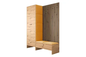 Dunvegan Highboard Yellow - Products - Förvaring - Skåp - Förvaringsskåp