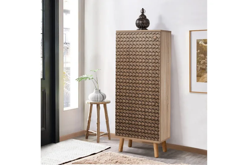 Gelsgan Skoskåp 50 cm, Brun