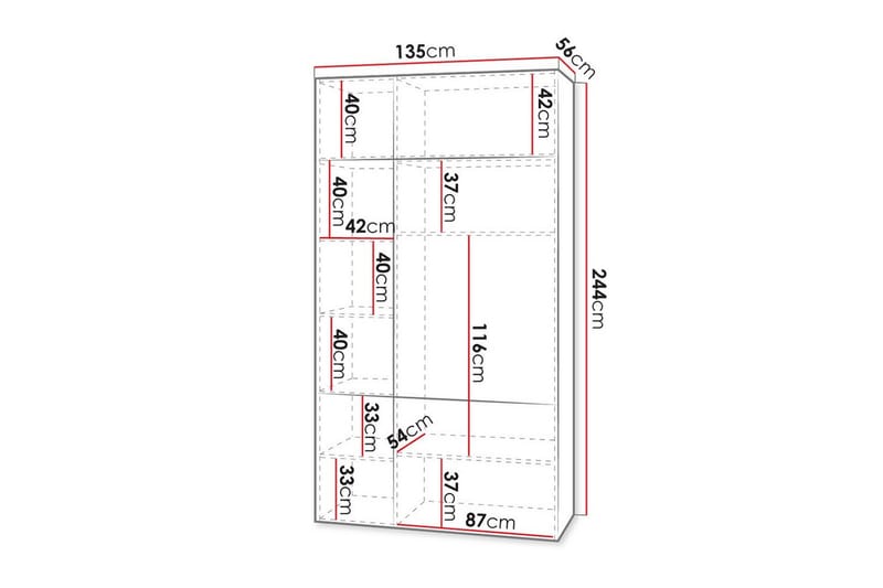 Juniskär Highboard - Svart - Products - Förvaring - Skåp - Förvaringsskåp
