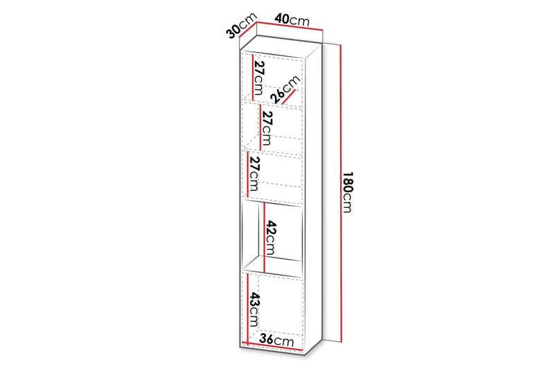 Kangana Highboard - Svart - Products - Förvaring - Skåp - Förvaringsskåp