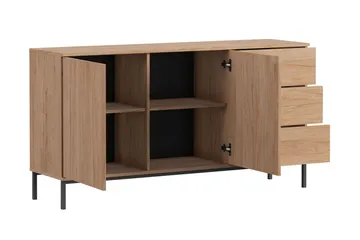 Querty Skåpsbyrå 150x80x41 cm - Natur/Svart - Products - Förvaring - Skåp - Förvaringsskåp