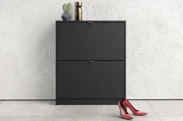 Shoey Skoskåp 2 Fack - Svart - Products - Förvaring - Skåp - Förvaringsskåp