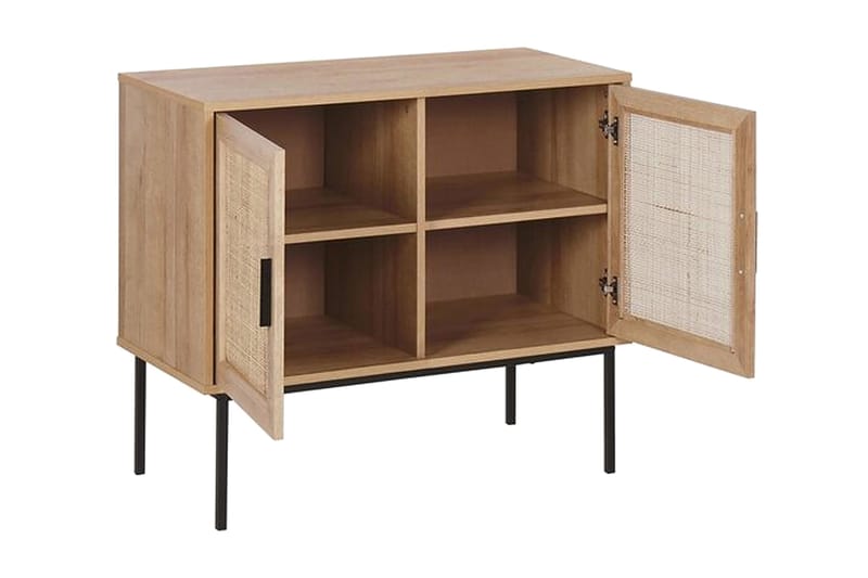 Skåp 2 dörrar rotting ljusbrun PASCO - Trä/natur - Products - Förvaring - Skåp - Förvaringsskåp