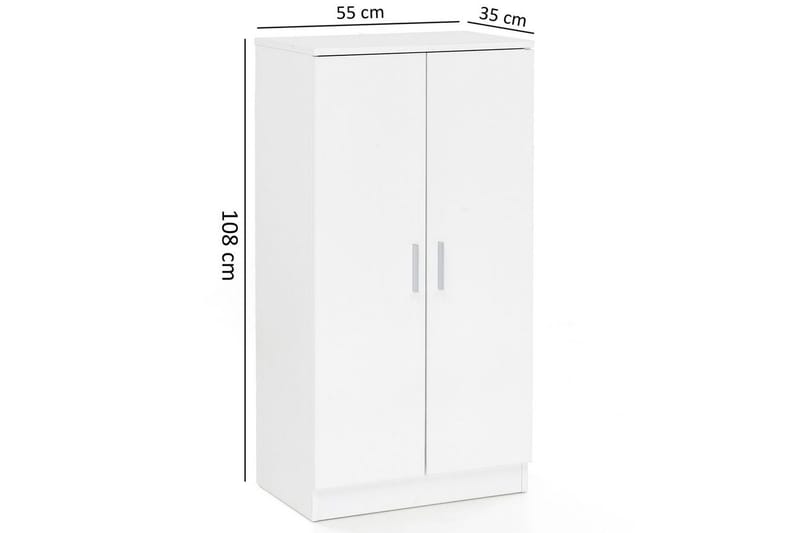 Skoskåp Wohnling Folierad spånskiva 7 fack hallmöbler - Products - Förvaring - Skåp - Förvaringsskåp