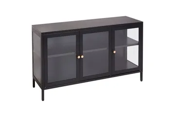 Vitrinskåp Newport Svart - Svart - Products - Förvaring - Skåp - Vitrinskåp