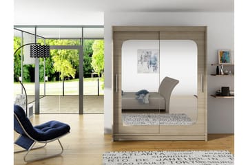 West Garderob 150x58x200 cm LED-belysning - Beige - Products - Förvaring - Garderober & garderobssystem