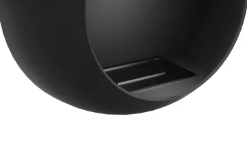 Corbo Liten Vägghängd Rund Etanolkamin 60x23x60 cm i Stål - Svart - Products - Inredning - Kaminer - Kamin utan skorsten - Etanolkamin