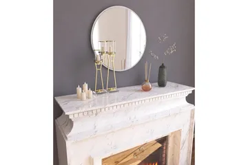 Buhem Spegel 60 cm Rund - Vit - Products - Inredning - Spegel - Hallspegel