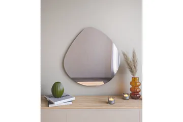 Omilo Spegel 60 cm Asymmetrisk - Svart - Products - Inredning - Spegel - Hallspegel