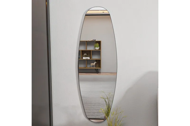 Stationsspegel Keiichi Transparent - Ljusfärgat trä - Products - Inredning - Spegel - Hallspegel