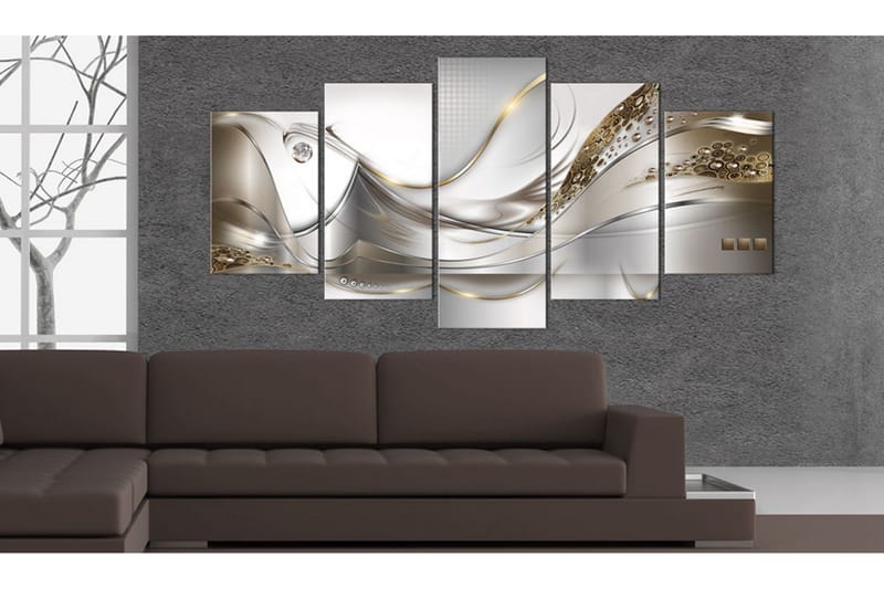 Tavla Golden Flight 200x100 - Artgeist sp. z o. o. - Products - Inredning - Tavlor & posters - Canvastavla