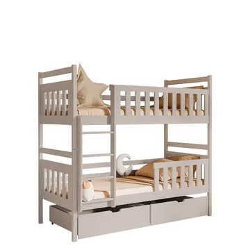 Bridgeorth Våningssäng Två Liggplatser 90x190 cm - Beige - Products - Möbler - Barnmöbler - Barnsäng & juniorsäng - Loftsäng barn