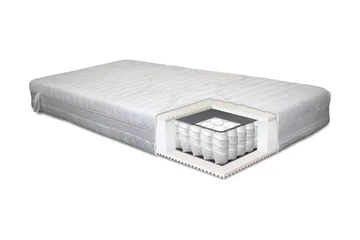 Lowell Resårmadrass 180x210 Fast - Vit - Products - Möbler - Barnmöbler - Barnsäng & juniorsäng - Resårbotten barn & barn madrasser