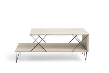 Artenay Soffbord 100 cm - Svart/Marmor - Products - Möbler - Bord & matgrupp - Soffbord