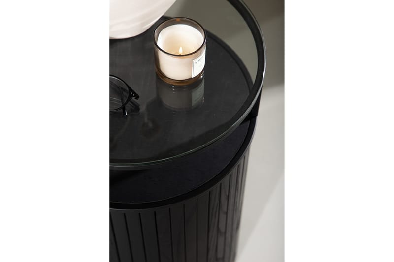 Bovall Sidobord 37 cm - Svart - Products - Möbler - Bord & matgrupp - Avlastningsbord & sidobord - Piedestal & blompiedestal